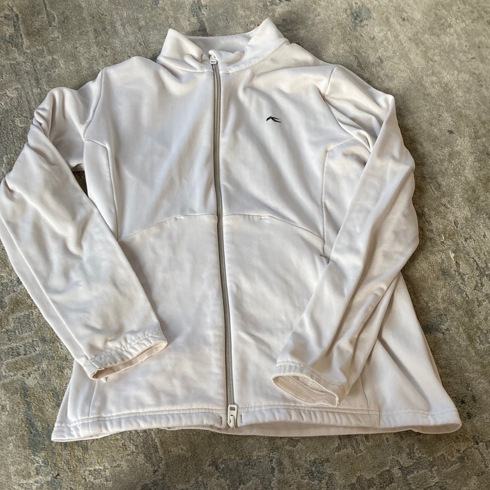 Womens Kjus White Zip-up Size 2XL